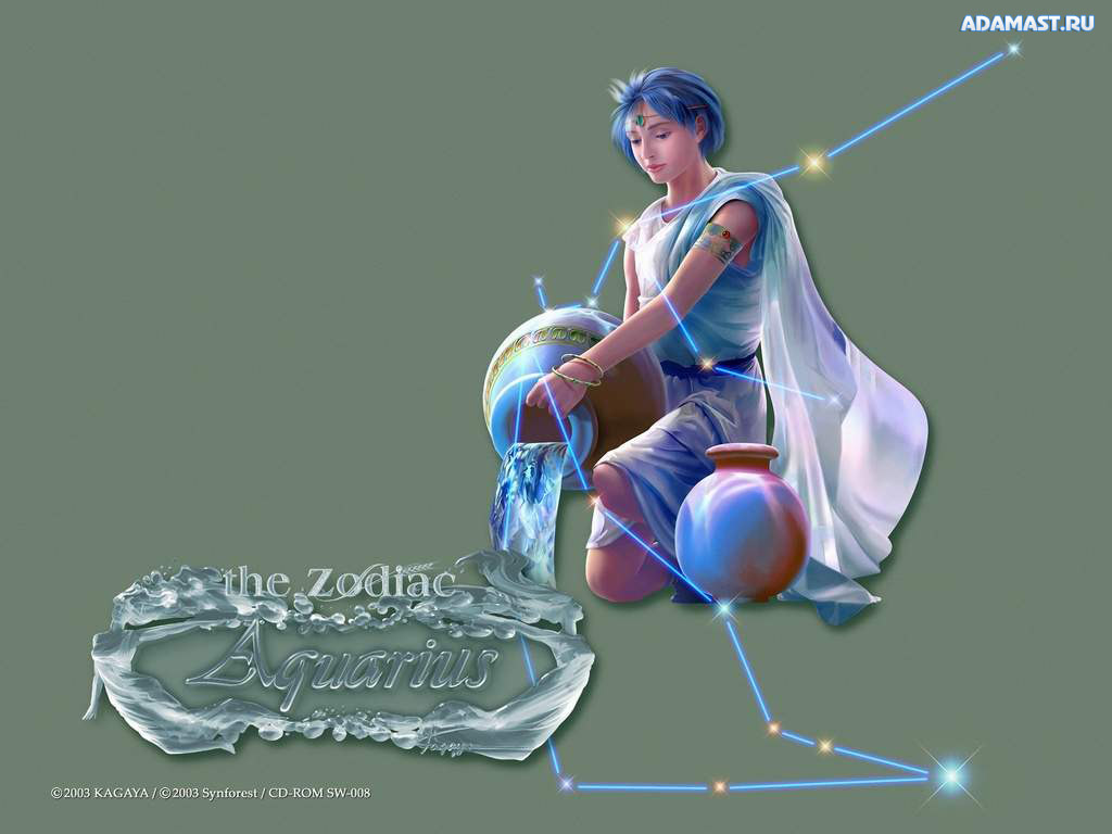ADAMAST.ru :: Знак зодиака Водолей обои для рабочего стола.